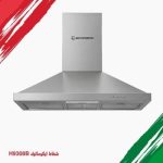 شفاط هرمي إيكوماتيك – 90 سم ستانلس ستيل، قوة شفط 850 م³/ساعة - موديل - H9308B