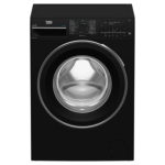 غسالة ملابس بيكو سعة 7 كجم 1000 دورة في الدقيقة تحميل أمامي انفرتر أسود - WTV 7512 XBCI