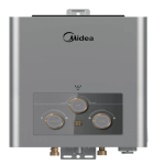 سخان ميديا غاز 6لتر سلفر ديجيتال انبوبه بالشاحن MGWH0612MZLEGS