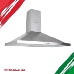 شفاط مطبخ هرمي ايكوماتيك مقاس 90 سم ستانلس ستيل بقوة شفط 1000م³/ساعة موديل - H910B