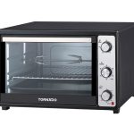 فرن تورنيدو 48لتر اسود 1800وات شواية مروحة لمبه TEO48DGEK