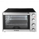 فرن فريش 65لتر ستانلس شواية مروحه لمبة 2200وات كود3410 FR6503RCLHP