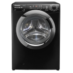 غساله كاندى 7كيلو اسود 1000لفه بخار شاشه ال سى دى مصرى CSS1072DC3BELA
