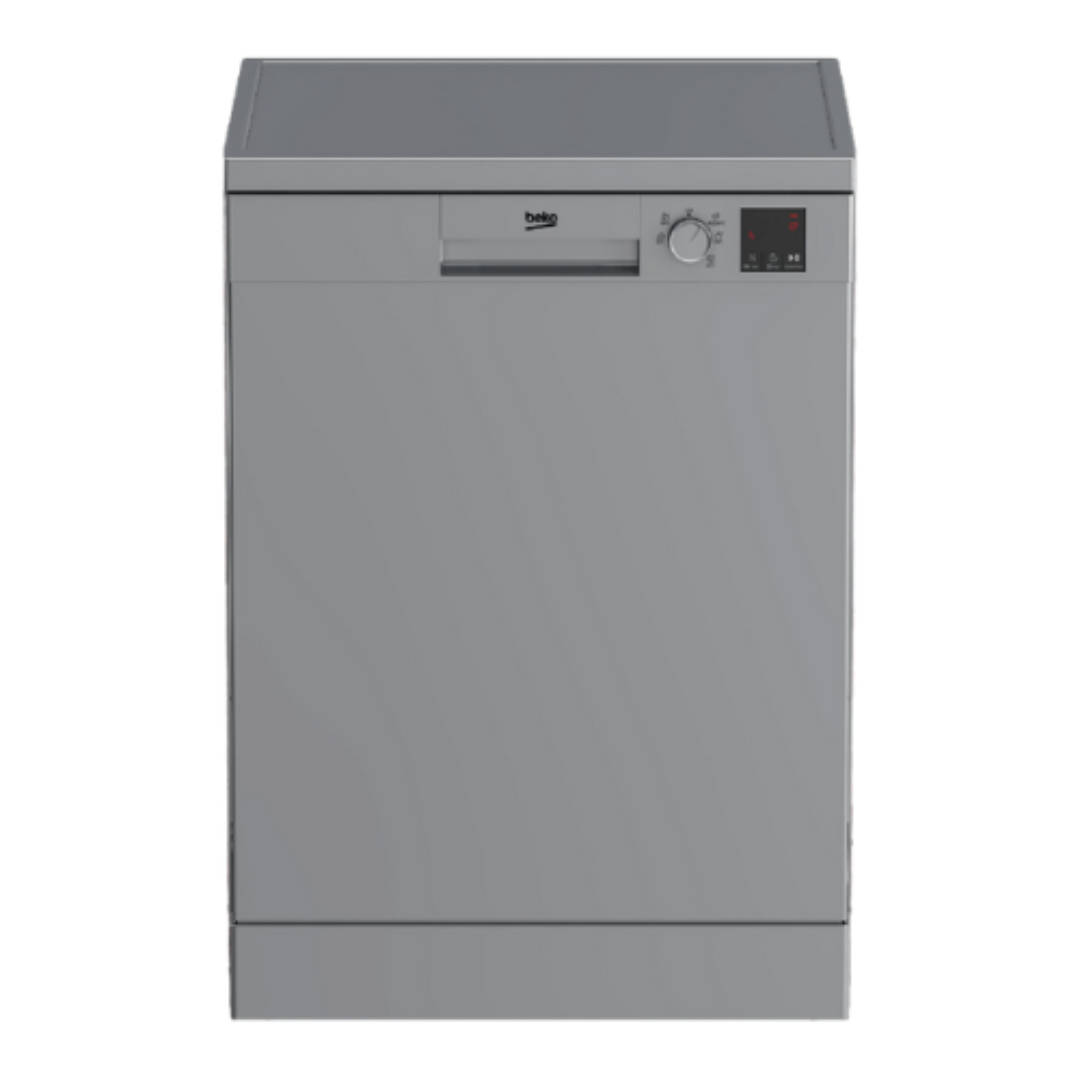beko_dishwasher_13_persons_60_cm_silver_5_programs_led_dvn05322s_1.png غساله اطباق بيكو 13فرد 60سم سلفر 5برنامج ال اى دى DVN05322S - الصورة 1