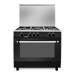 بوتجاز فريش 5شعله 60*90سم جامبو ستار اسود كود 20798