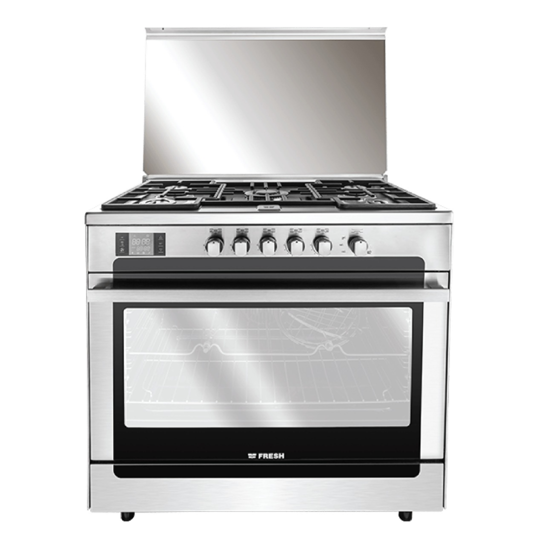 ⁦بوتجاز فريش 5شعله 90سم ماتريكس استانلس 2مروحه تاتش كود 6944⁩ - الصورة ⁦1⁩