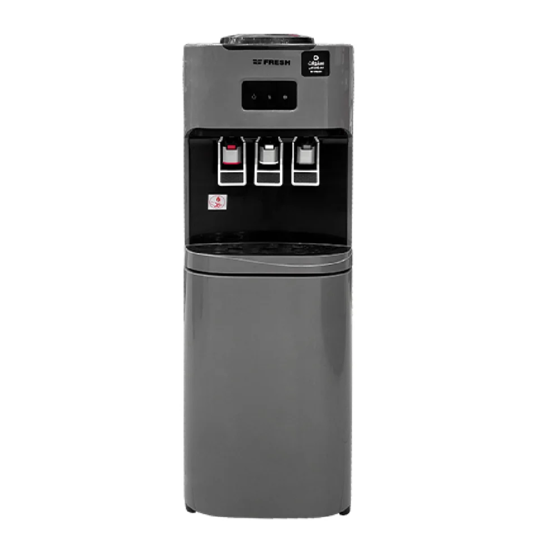 ⁦مبرد فريش مياه 3حنفيه رمادى FW16VFD2⁩ - الصورة ⁦1⁩