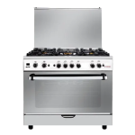 بوتجاز فريش 5شعله 90سم هاى كاست ستانلس ديجيتال مروحه تايمر كبايات كود 17080