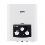 سخان زانوسى غاز 6لتر ابيض ديجيتال بالشاحن كود5567