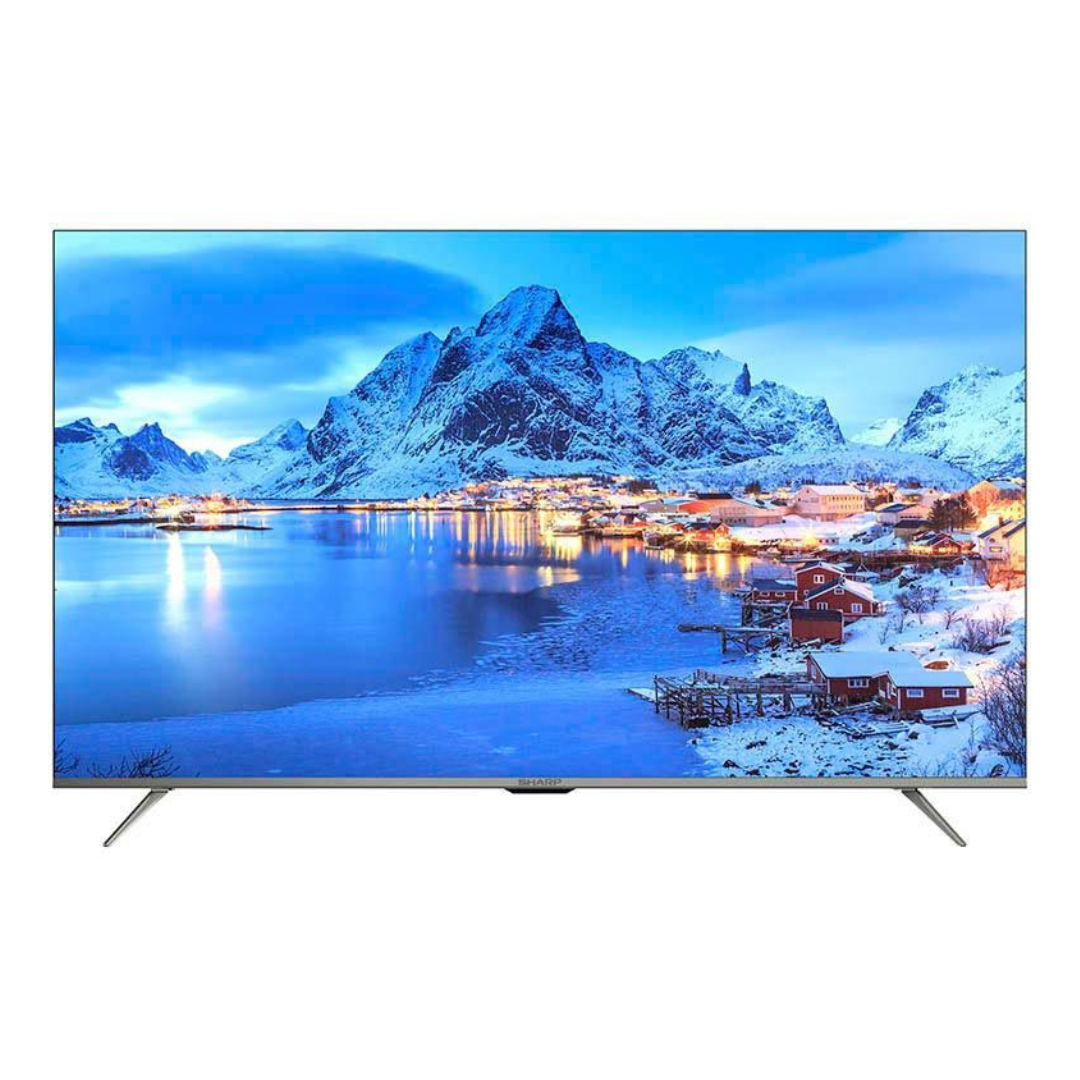 ⁦شاشه شارب 55بوصة جوجل برسيفر داخلى بدون فريم فوركى 4TC55FL6EX⁩ - الصورة ⁦1⁩