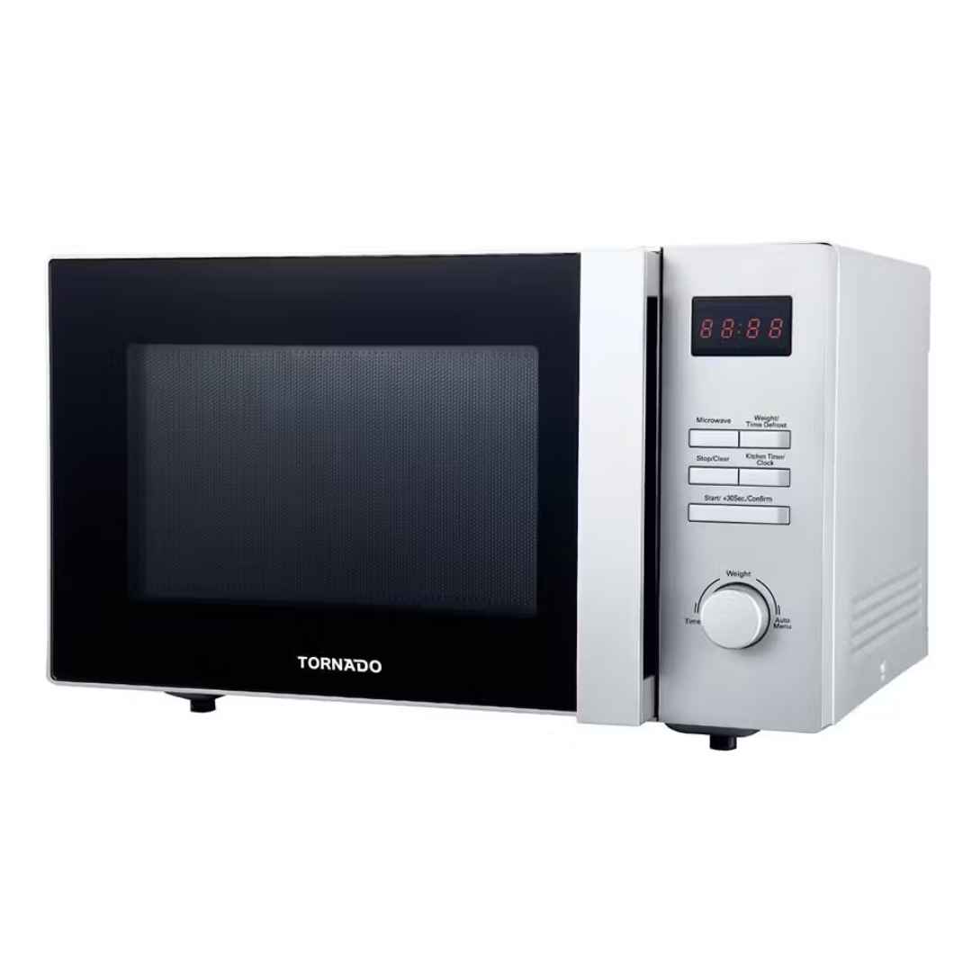 tornado_microwave_solo_25_litre_900_watt_in_black_colortmd25sebk_1_.png ميكرويف تورنيدو 25لتر سلفر 900وات TMD25SES - الصورة 1
