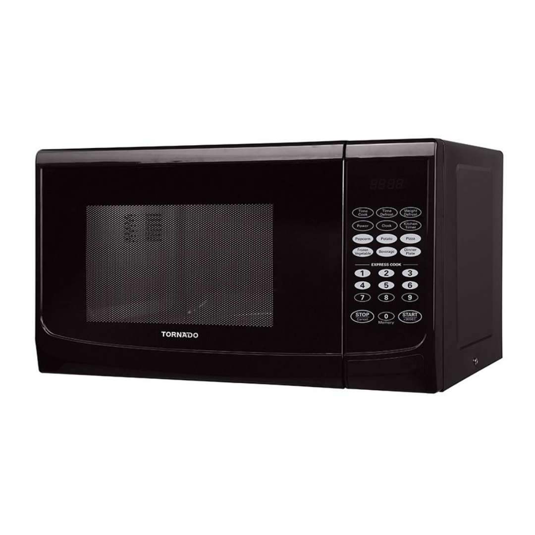⁦ميكرويف تورنيدو 28لتر اسود ديجيتال 900وات TMD28SBK⁩ - الصورة ⁦1⁩