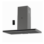 TSD DARK INOX PRO PLUS 90cm شفاط مطبخ تركى 5 سرعات, اضاءة ليد قوة شفط 1000