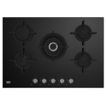 مسطح بيكو 75سم غاز زجاج اسود حوامل زهر امان كامل HILW75222S