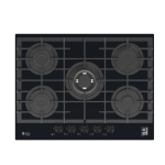 HPT713G – Gas Hob 5 Eyes Heavy Duty Grids
