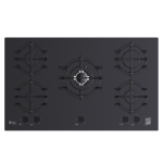 HPT911 MAT-BL – Gas Hob 5 Eyes Heavy Duty Grids