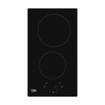 مسطح بيكو 2شعلة 30*30 كهرباء زجاج اسود HDMC32400TX