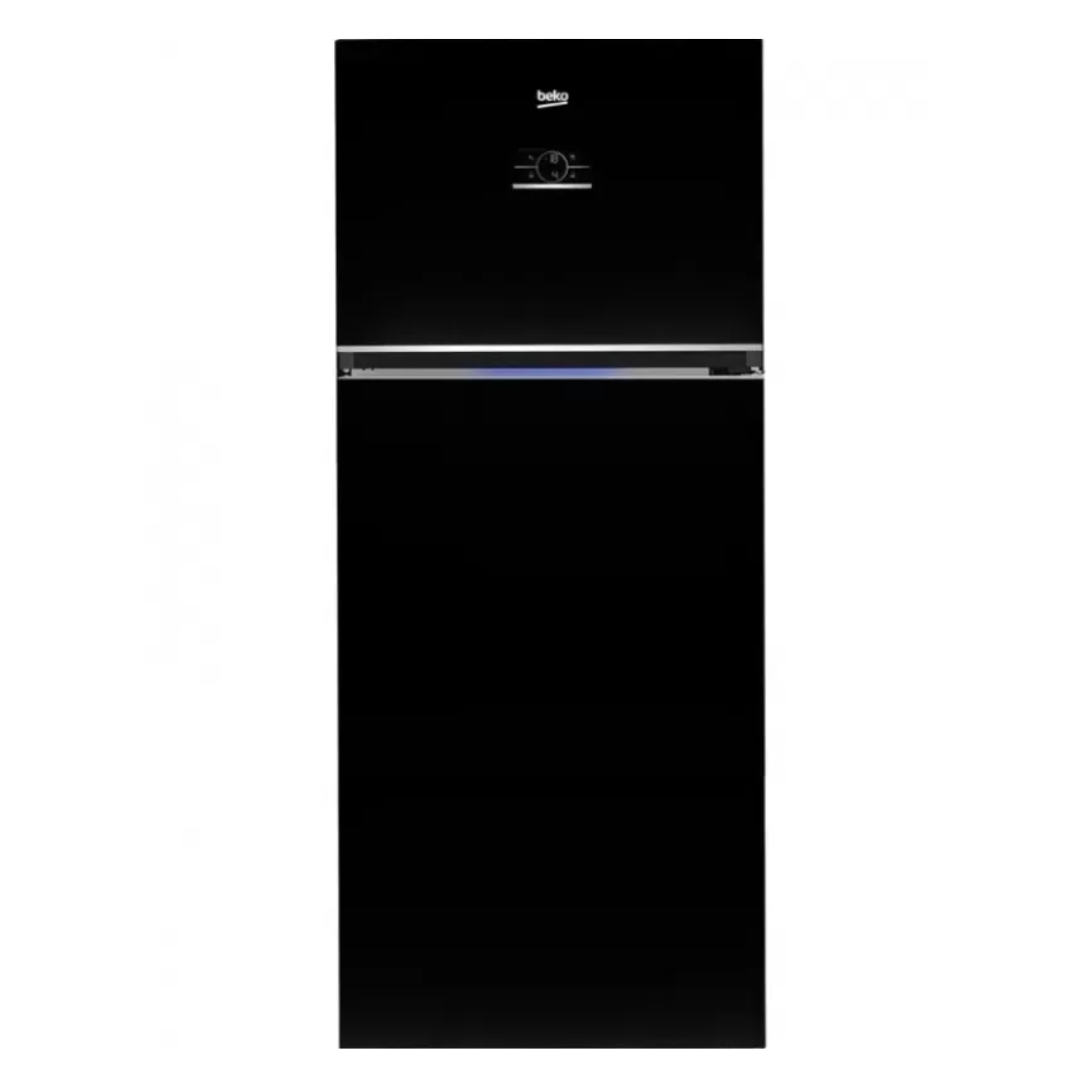 ⁦ثلاجه بيكو 557لتر اسود ديجيتال انفرتر هارفست فريش B3RDNE590ZB⁩ - الصورة ⁦1⁩
