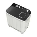 غساله تورنيدو هاف 10كيلو حوضين ابيض * اسود TMHHS10CWK