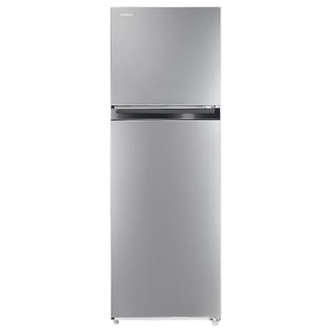 ⁦ثلاجه توشيبا 338لتر سلفر فاتح GRRT468WEDMN49⁩ - الصورة ⁦1⁩